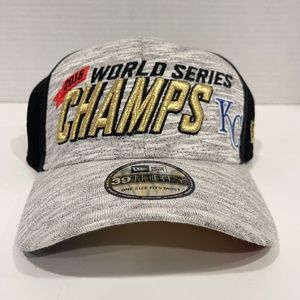 KANSAS CITY ROYALS New Era 2015 World Series Champions Champs Locker Room Cap -